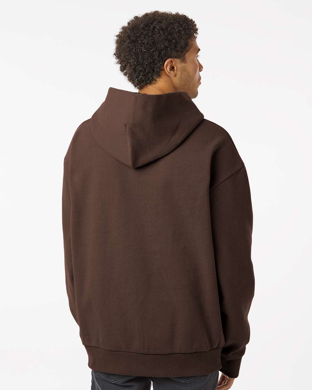 Independent Trading Co. IND420XD - Not instock Mainstreet Hooded Sweatshirt - Brown Back