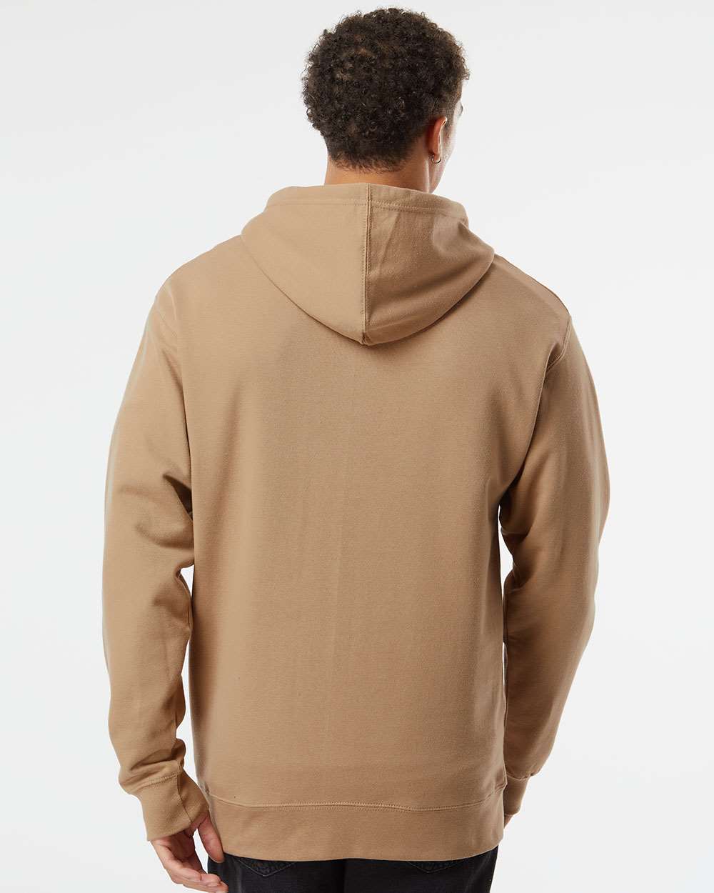 Independent Trading Co. SS4500 - Midweight Hooded Sweatshirt - Sandstone Back
