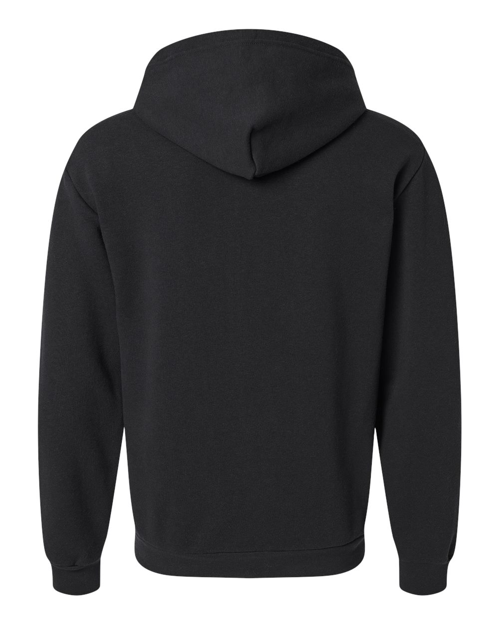 American Apparel RF497 - ReFlex Fleece Full-Zip Hoodie - Black Back