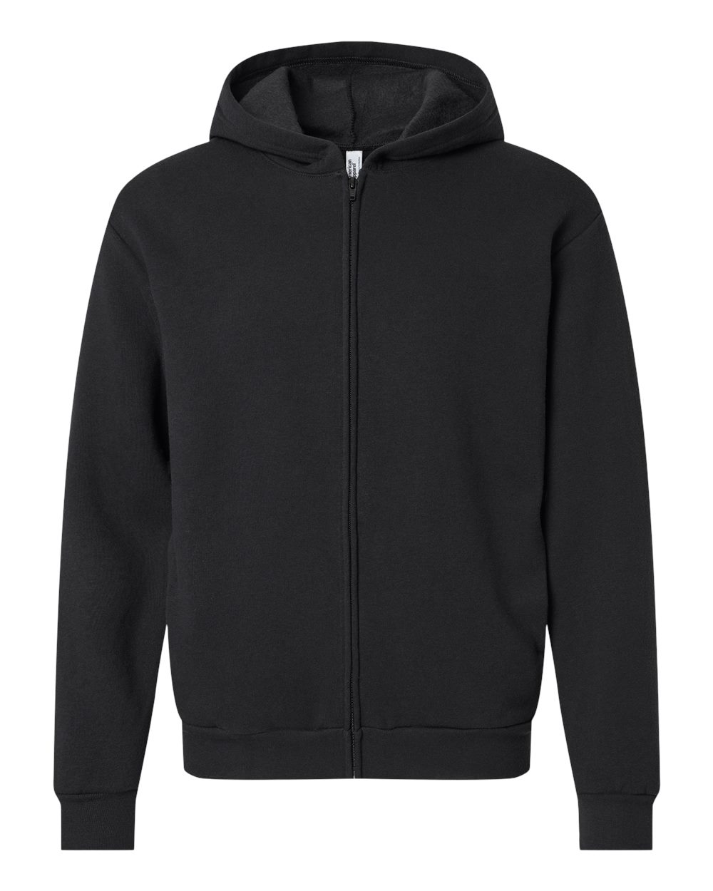 American Apparel RF497 - ReFlex Fleece Full-Zip Hoodie - Black