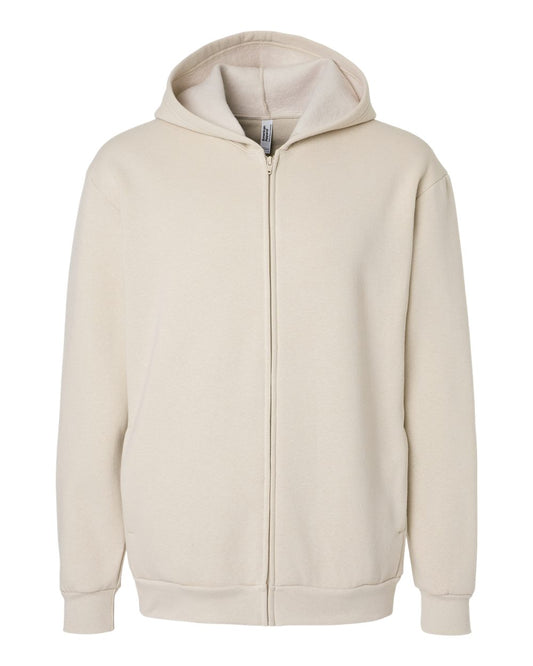 American Apparel RF497 - ReFlex Fleece Full-Zip Hoodie - Bone