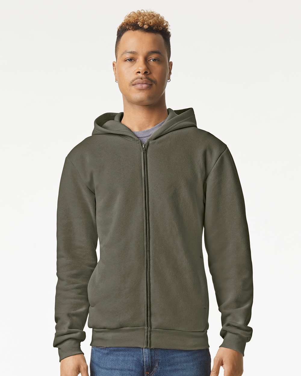 American Apparel RF497 - ReFlex Fleece Full-Zip Hoodie - Lieutenant
