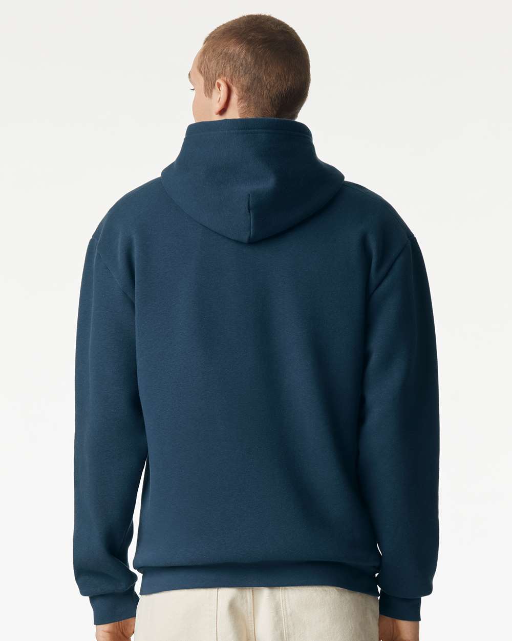 American Apparel RF497 - ReFlex Fleece Full-Zip Hoodie - Sea Blue Back