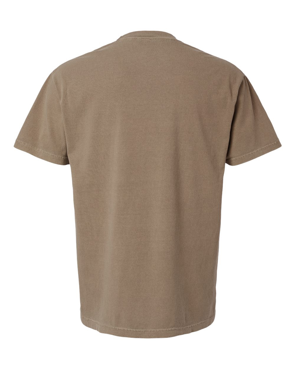 American Apparel 1301GD - Unisex Garment-Dyed Heavyweight Cotton Tee - Faded Brown Back