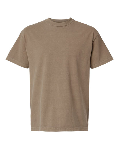 American Apparel 1301GD - Unisex Garment-Dyed Heavyweight Cotton Tee - Faded Brown