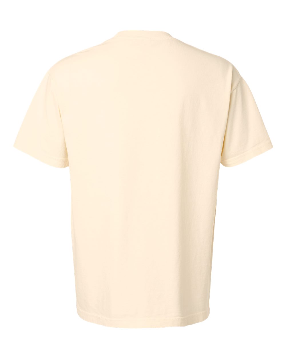 American Apparel 1301GD - Unisex Garment-Dyed Heavyweight Cotton Tee - Faded Cream Back