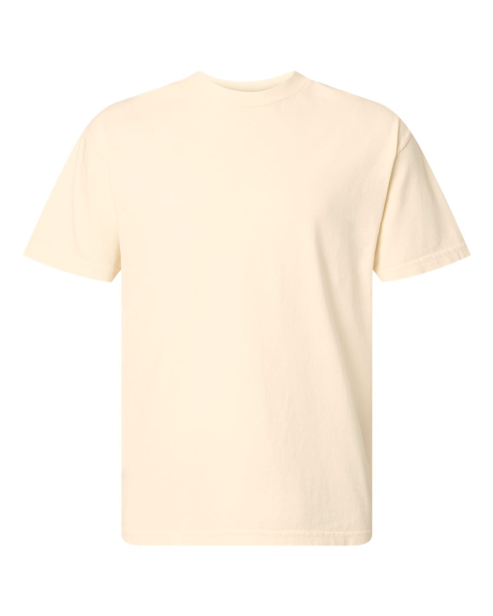 American Apparel 1301GD - Unisex Garment-Dyed Heavyweight Cotton Tee - Faded Cream