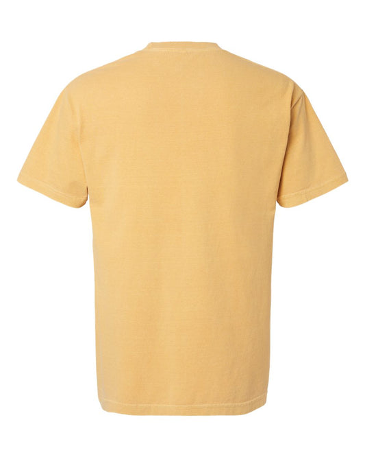 American Apparel 1301GD - Unisex Garment-Dyed Heavyweight Cotton Tee - Faded Mustard Back