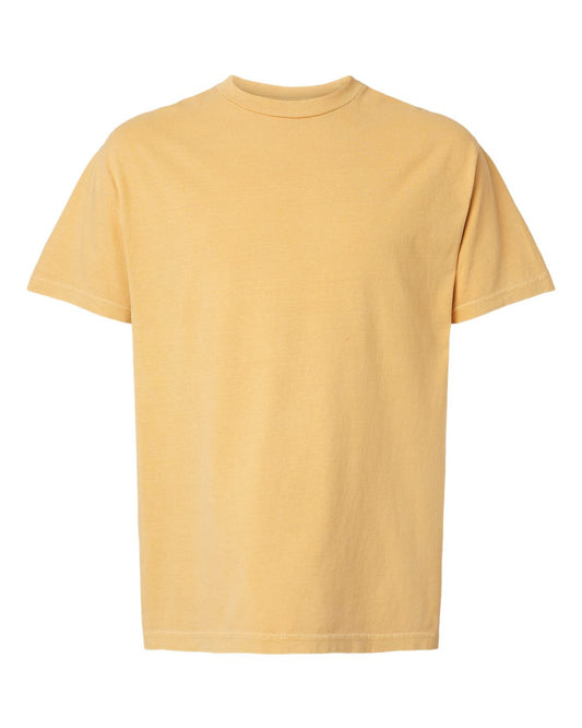 American Apparel 1301GD - Unisex Garment-Dyed Heavyweight Cotton Tee - Faded Mustard