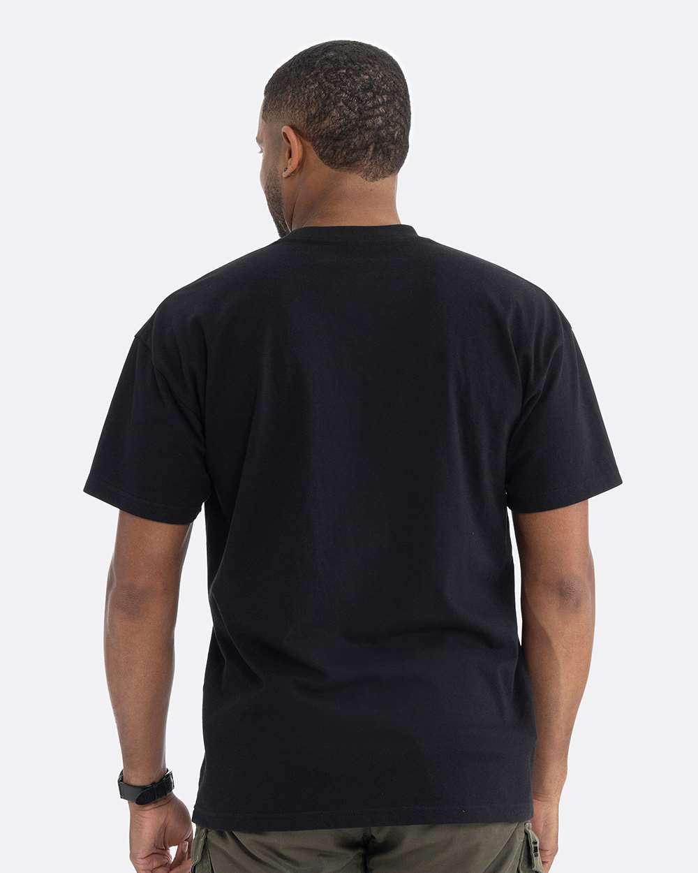 Next Level 7200 - Heavyweight T-Shirt - Black Back