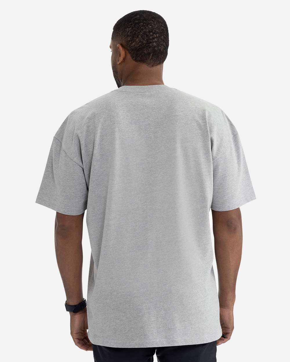Next Level 7200 - Heavyweight T-Shirt - Heather Grey Back