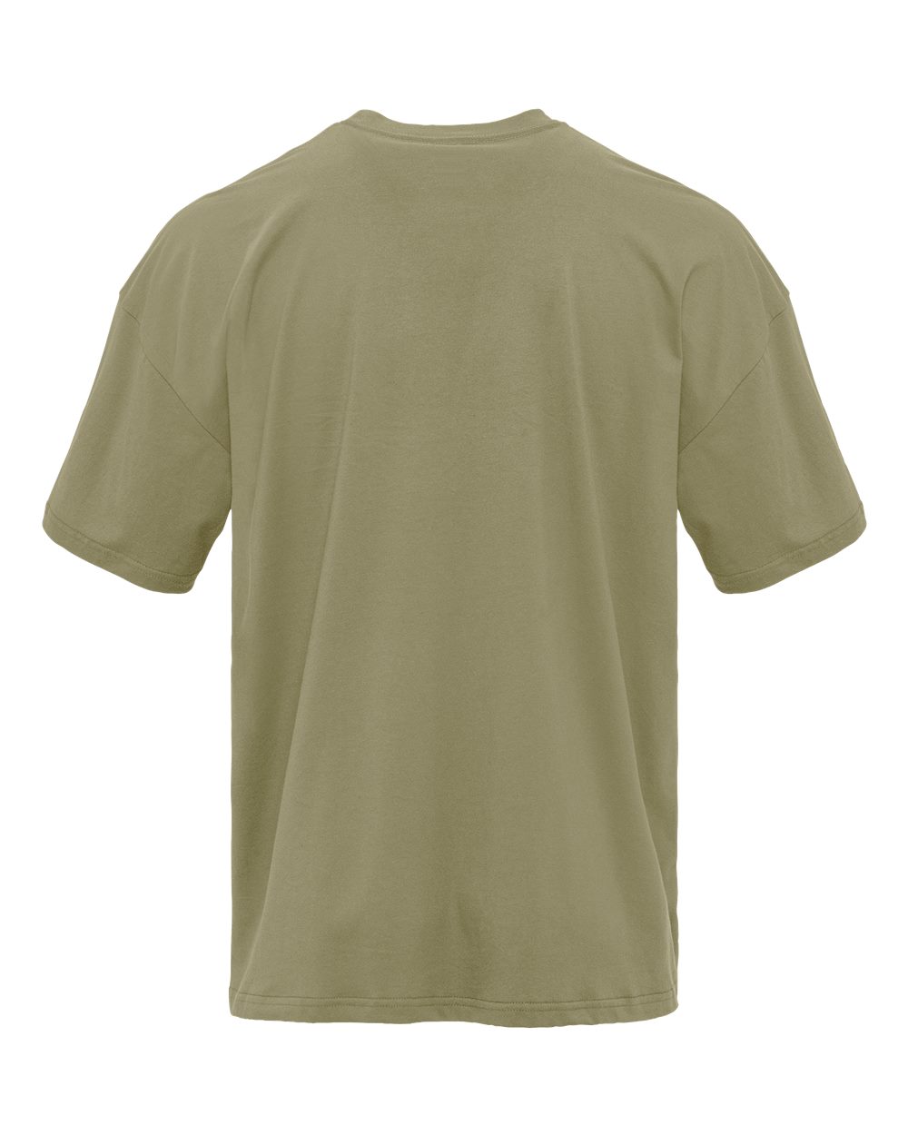 Next Level 7200 - Heavyweight T-Shirt - Light Olive Back