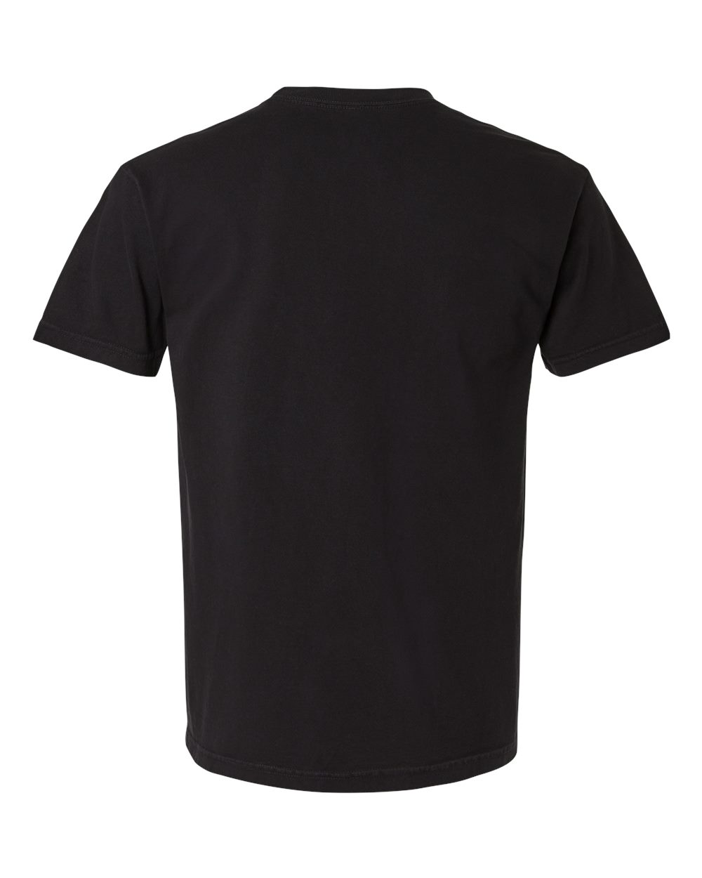 American Apparel 1301GD - Unisex Garment-Dyed Heavyweight Cotton Tee - True Black Back