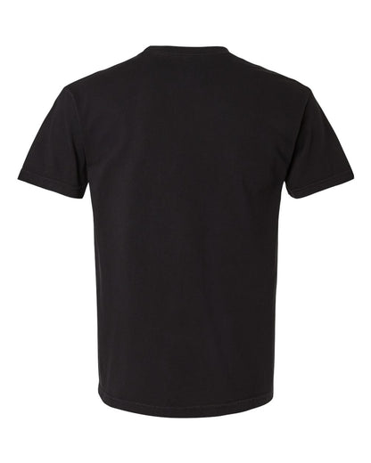 American Apparel 1301GD - Unisex Garment-Dyed Heavyweight Cotton Tee - True Black Back