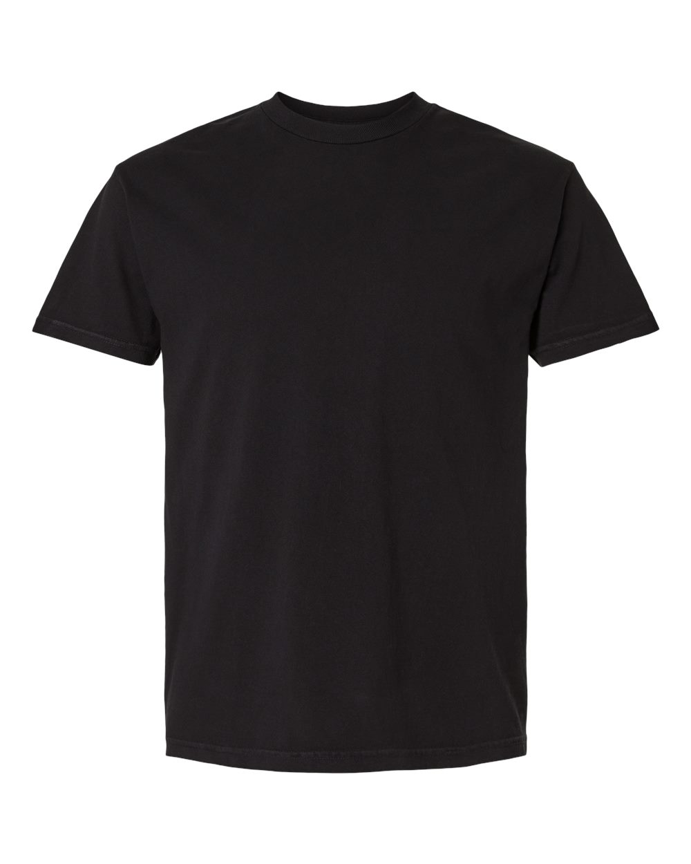 American Apparel 1301GD - Unisex Garment-Dyed Heavyweight Cotton Tee - True Black
