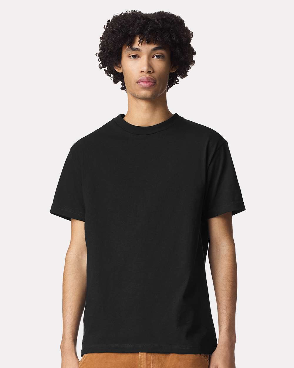 American Apparel 1301GD - Unisex Garment-Dyed Heavyweight Cotton Tee - True Black