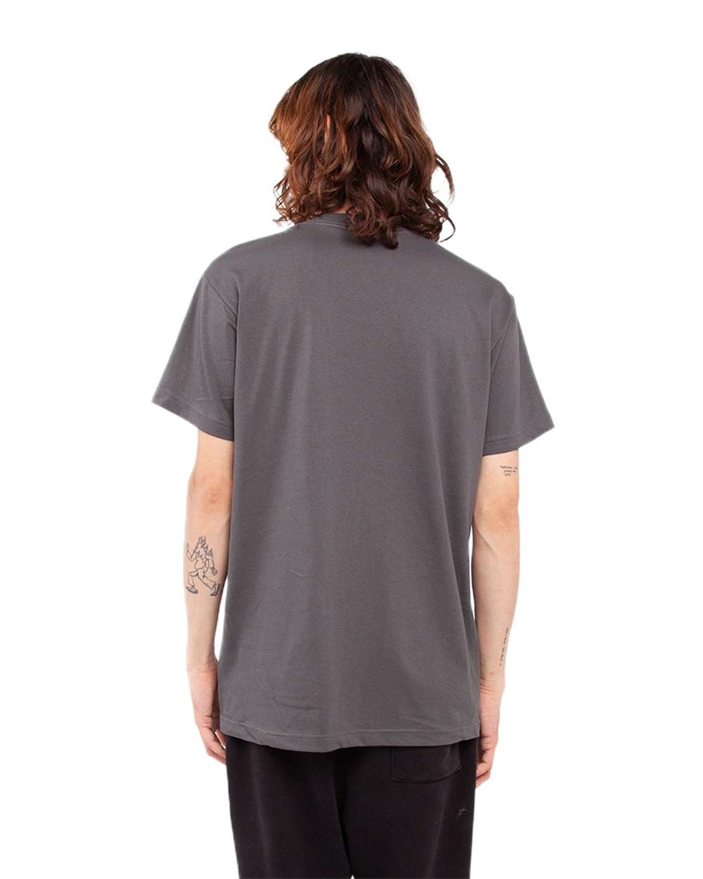 Shaka Wear SHASS - Unisex Active T-Shirt - Dark Grey Back