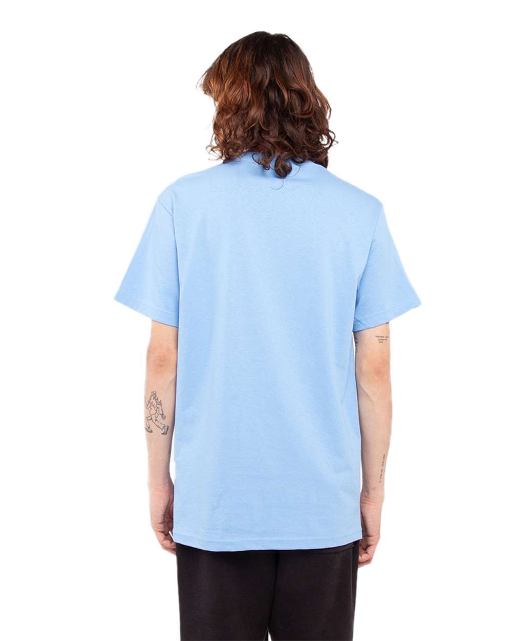 Shaka Wear SHASS - Unisex Active T-Shirt - Sky Blue Back