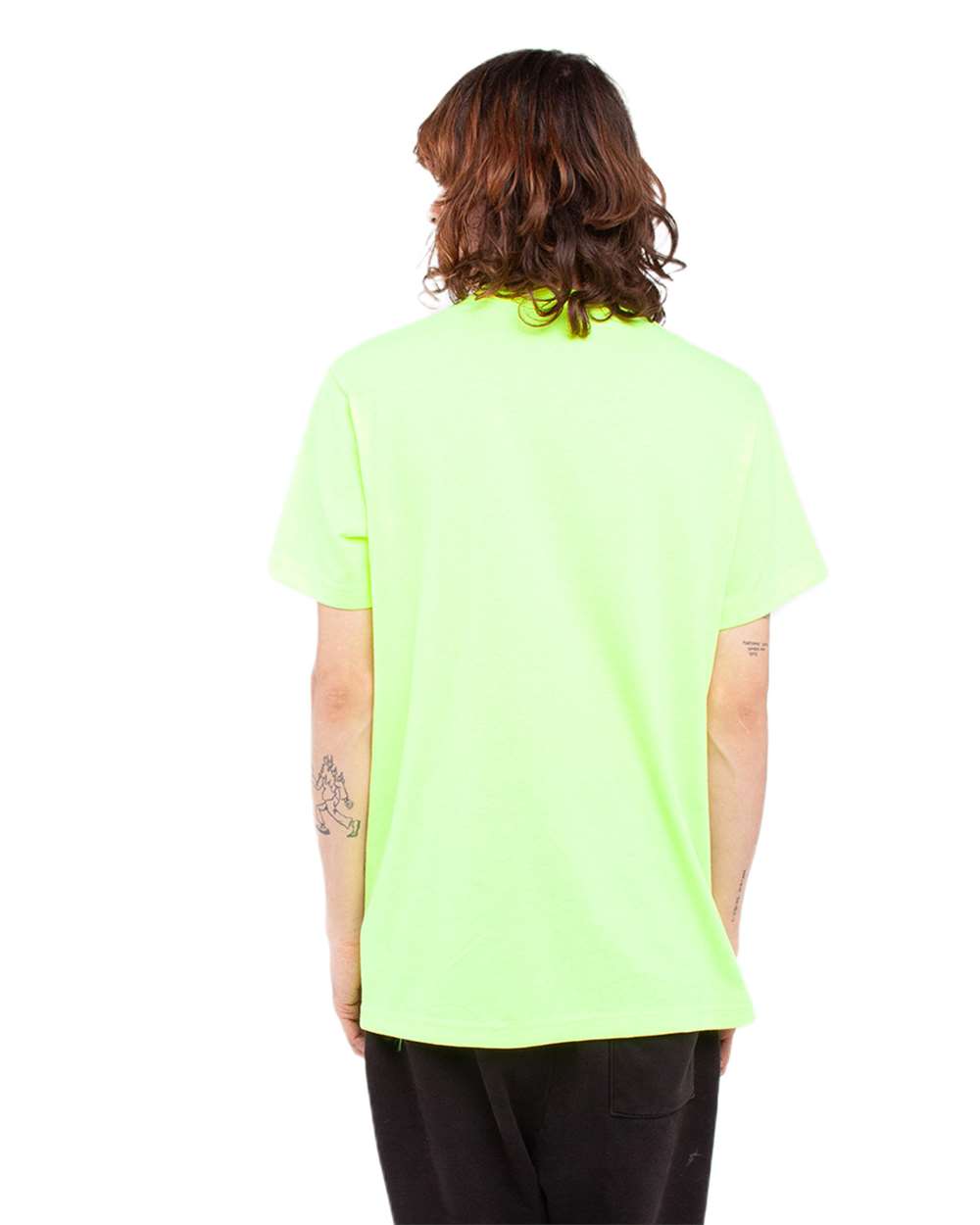 Shaka Wear SHASS - Unisex Active T-Shirt - Safety Green Back
