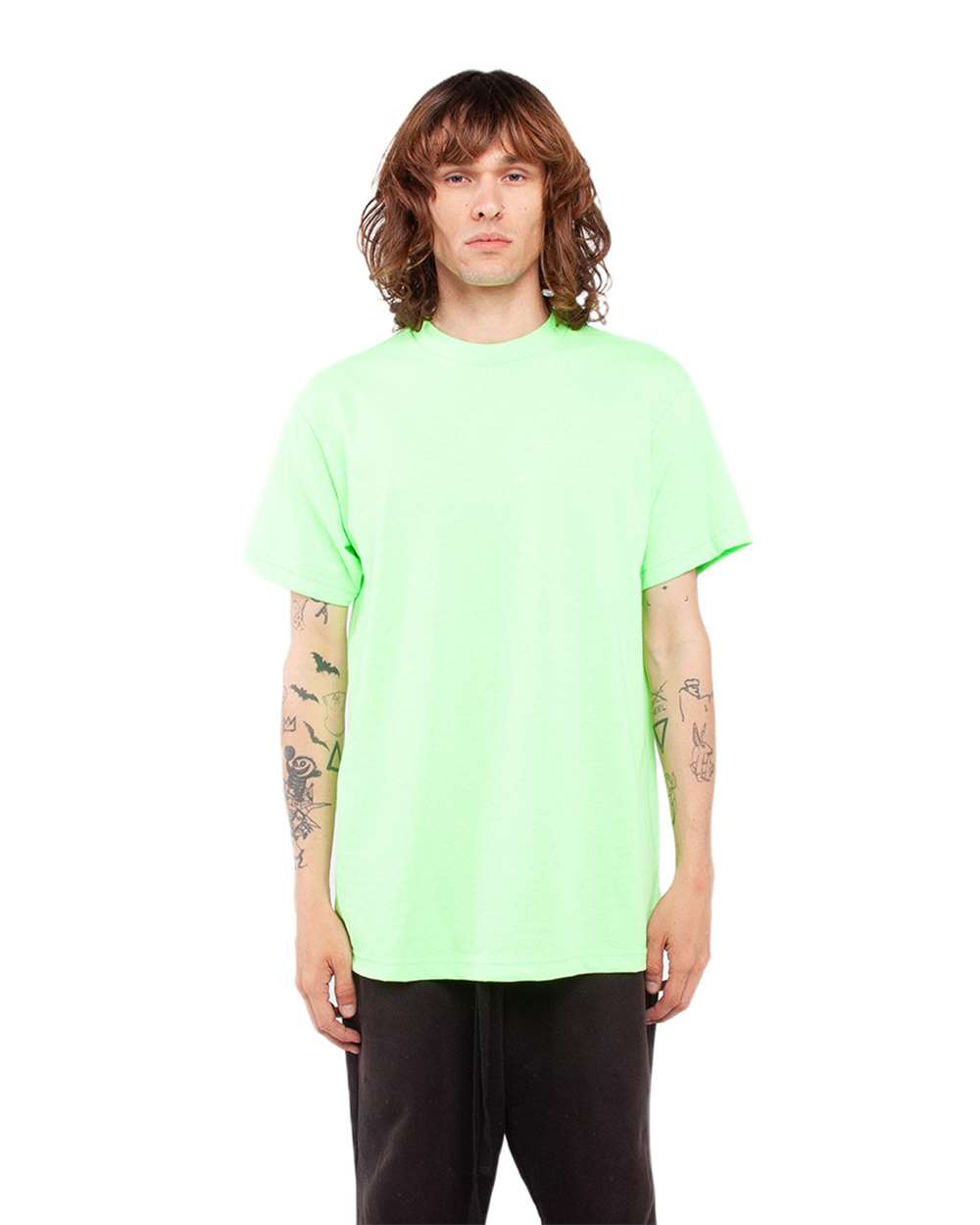 Shaka Wear SHASS - Unisex Active T-Shirt - Safety Green