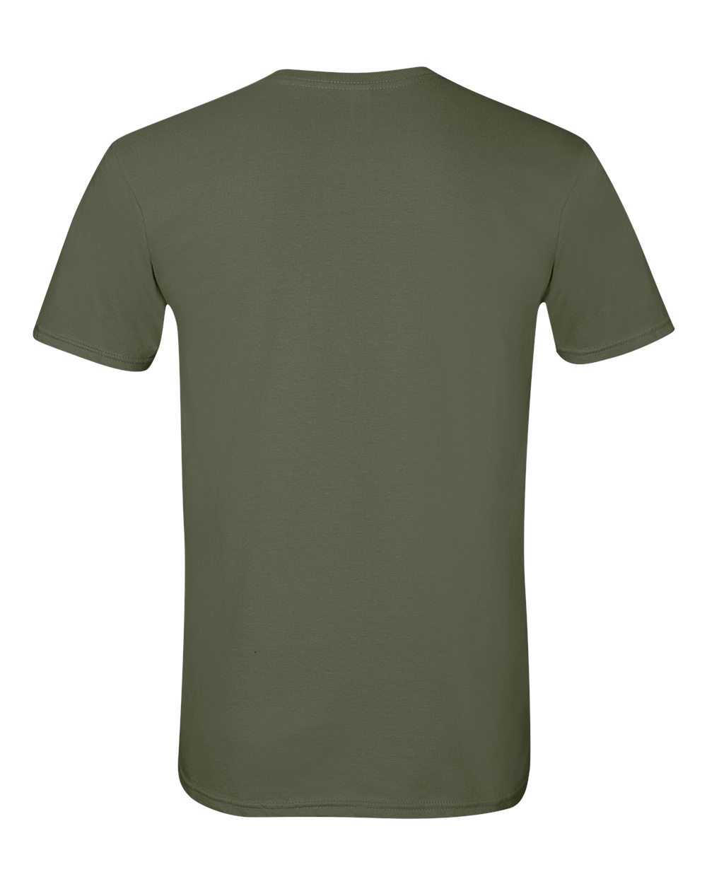 Gildan 64000 - Unisex Softstyle® T-Shirt - Military Green Back