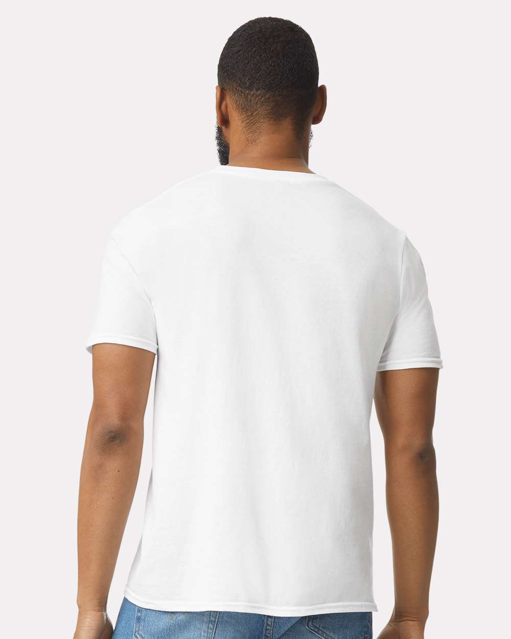 Gildan 64000 - Unisex Softstyle® T-Shirt - White Back