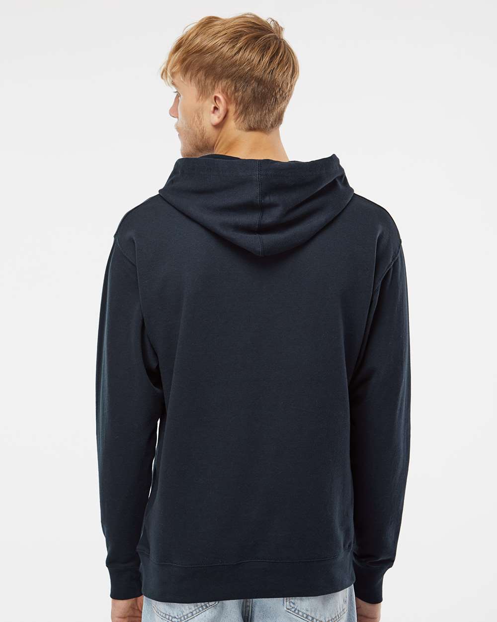 Independent Trading Co. SS4500 - Midweight Hooded Sweatshirt - Classic Navy Back