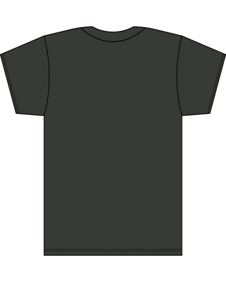 Next Level 7610N - Women's Heavyweight Boxy T-Shirt - Graphite Black Back