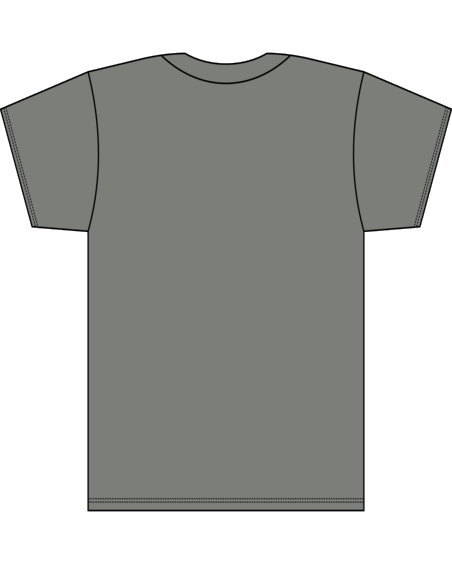 Next Level 7610N - Women's Heavyweight Boxy T-Shirt - Heather Grey Back