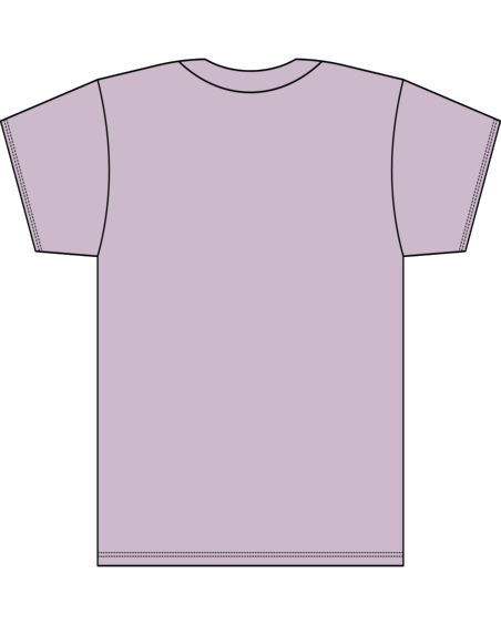 Next Level 7610N - Women's Heavyweight Boxy T-Shirt - Lavender Back
