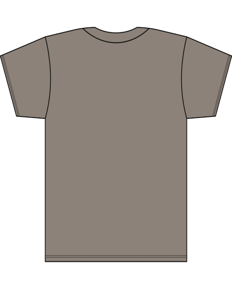 Next Level 7610N - Women's Heavyweight Boxy T-Shirt - Shiitake Back