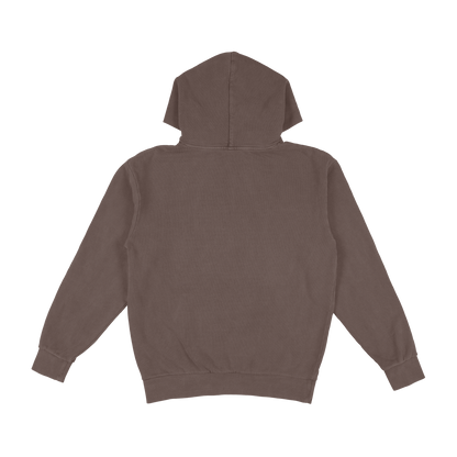Independent Trading Co. IND420XD -  Not instock Mainstreet Hooded Sweatshirt - Brown Back