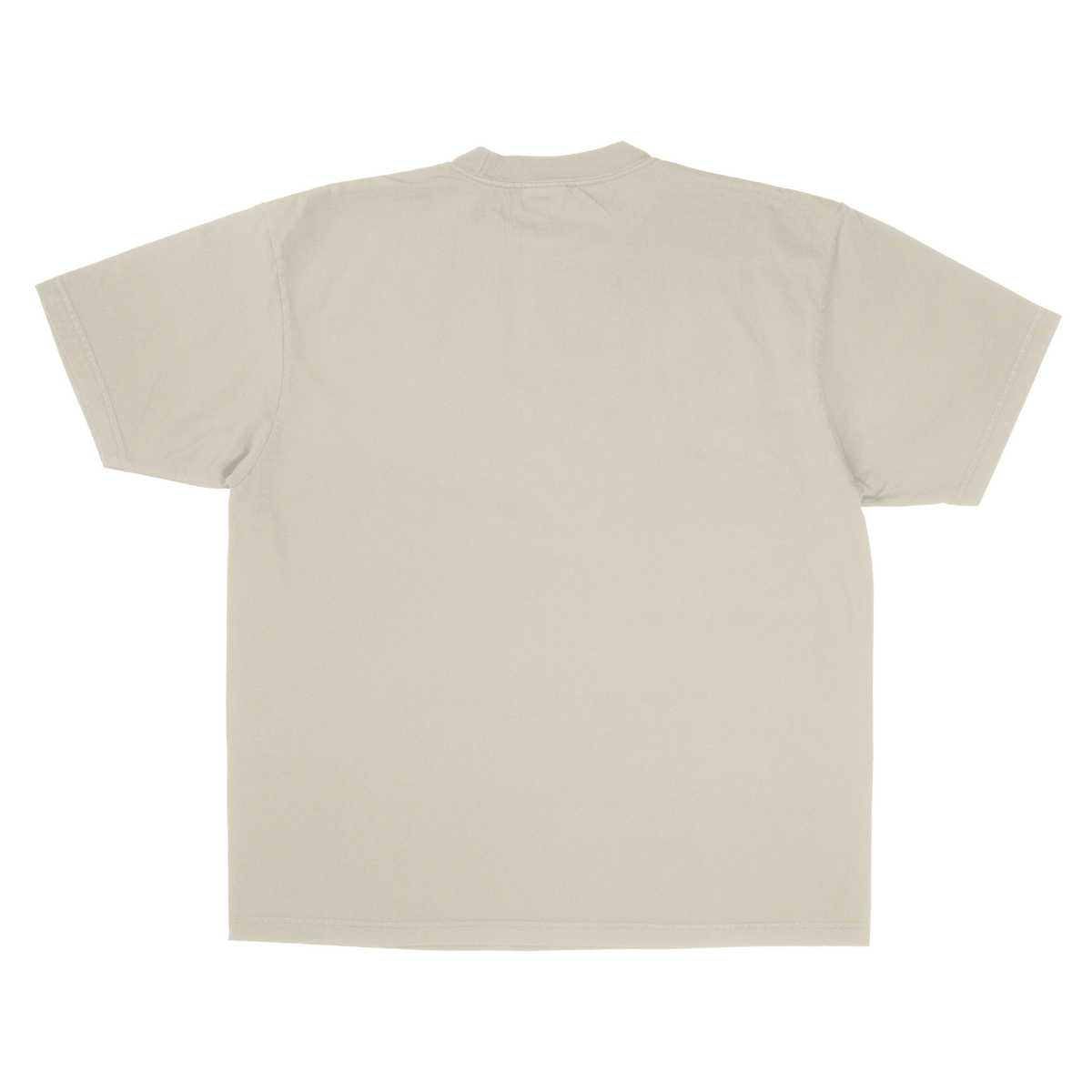 Shaka Wear SHGD - Unisex Max Heavyweight Garment-Dyed T-Shirt - Cream Back