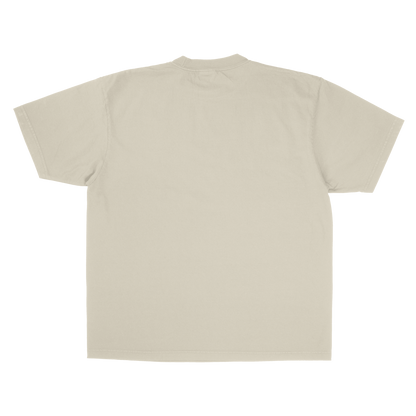Shaka Wear SHGD - Unisex Max Heavyweight Garment-Dyed T-Shirt - Cream Back