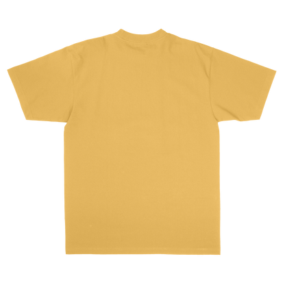 Shaka Wear SHMHSS - Unisex Max Heavyweight T-Shirt - Gold Back