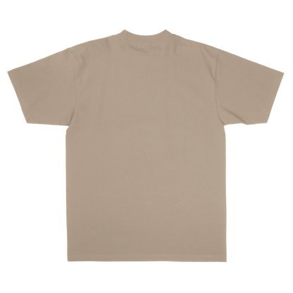 Shaka Wear SHMHSS - Unisex Max Heavyweight T-Shirt - Khaki Back