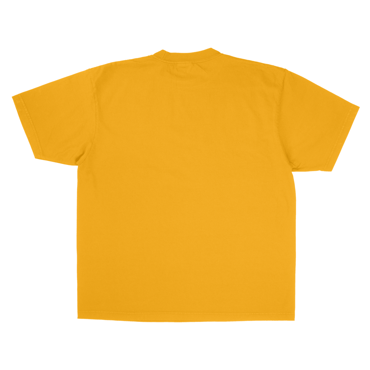 Shaka Wear SHGD - Unisex Max Heavyweight Garment-Dyed T-Shirt - Mustard Back
