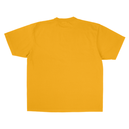 Shaka Wear SHGD - Unisex Max Heavyweight Garment-Dyed T-Shirt - Mustard Back