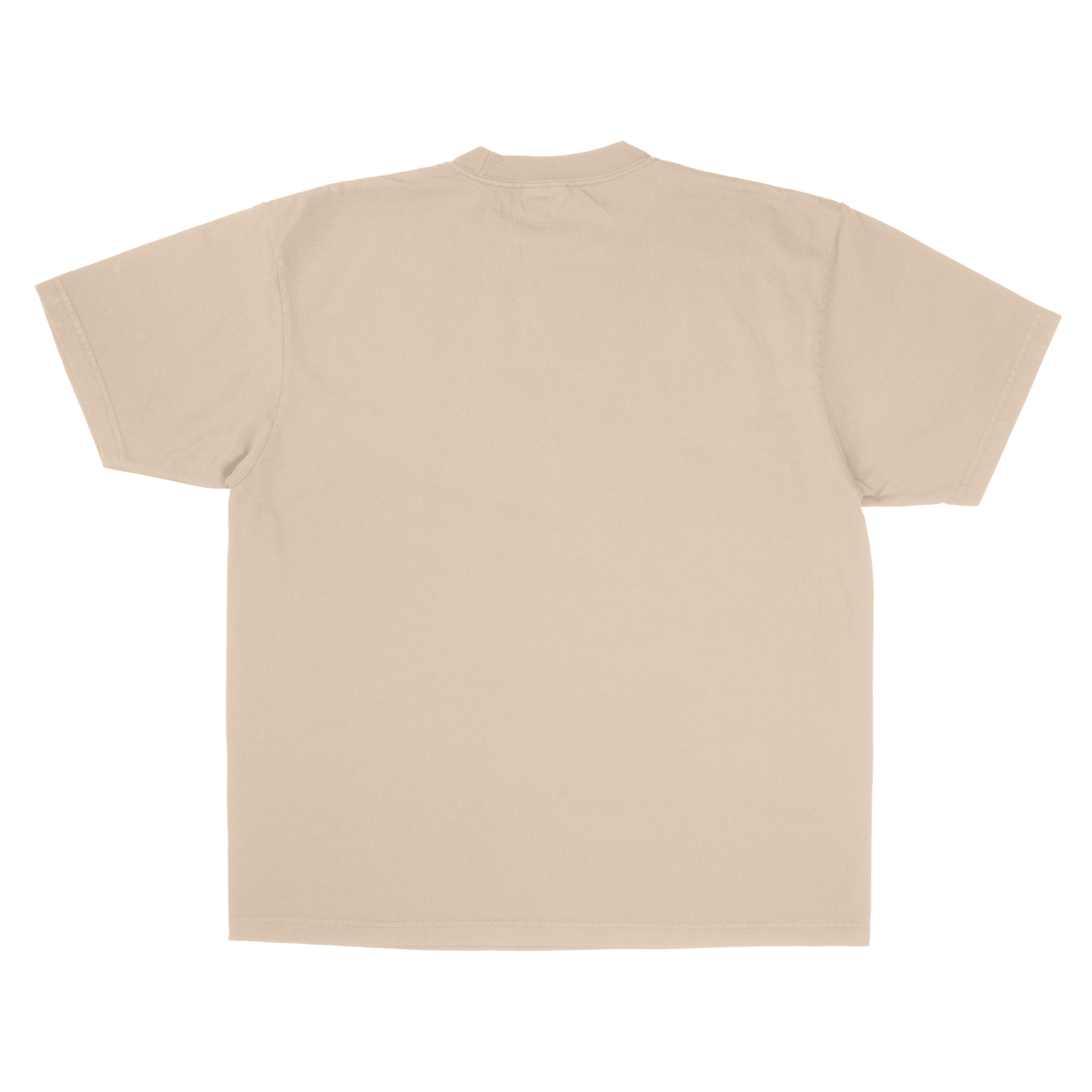 Shaka Wear SHGD - Unisex Max Heavyweight Garment-Dyed T-Shirt - Oatmeal Back