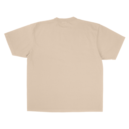 Shaka Wear SHGD - Unisex Max Heavyweight Garment-Dyed T-Shirt - Oatmeal Back