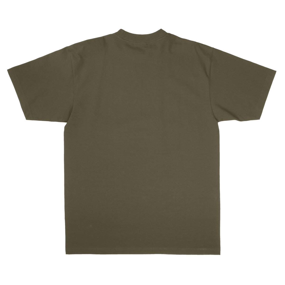 Shaka Wear SHMHSS - Unisex Max Heavyweight T-Shirt - Olive Back