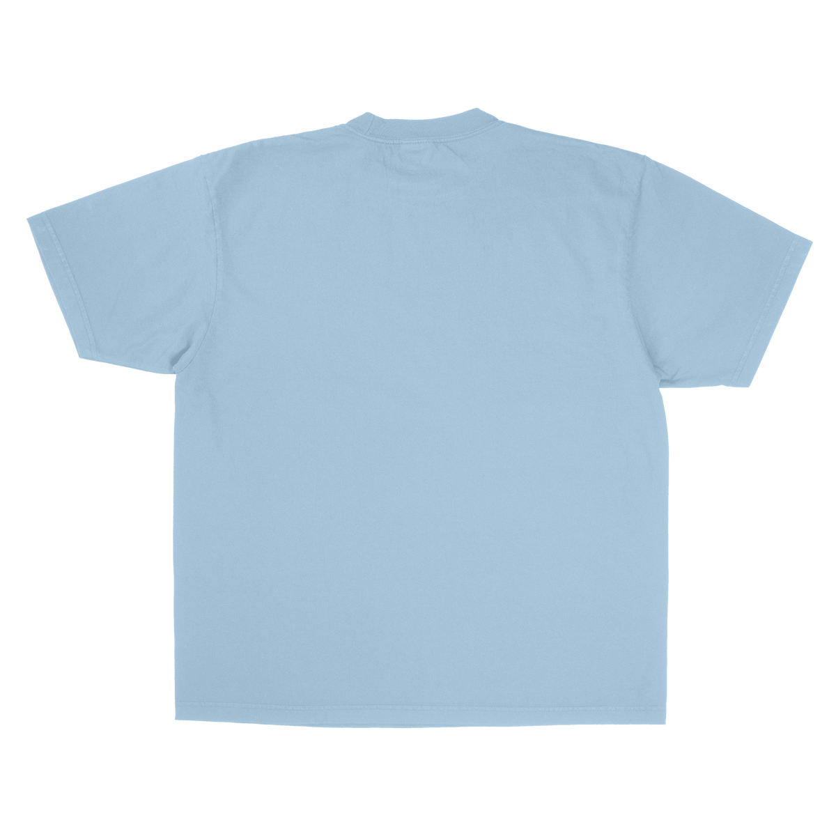 Shaka Wear SHGD - Unisex Max Heavyweight Garment-Dyed T-Shirt - Powder Blue Back