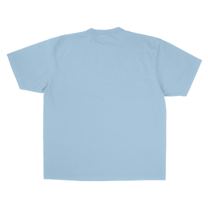 Shaka Wear SHGD - Unisex Max Heavyweight Garment-Dyed T-Shirt - Powder Blue Back