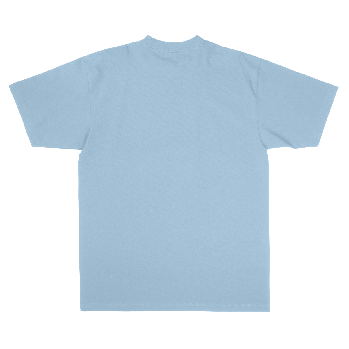 Shaka Wear SHMHSS - Unisex Max Heavyweight T-Shirt - Powder Blue Back