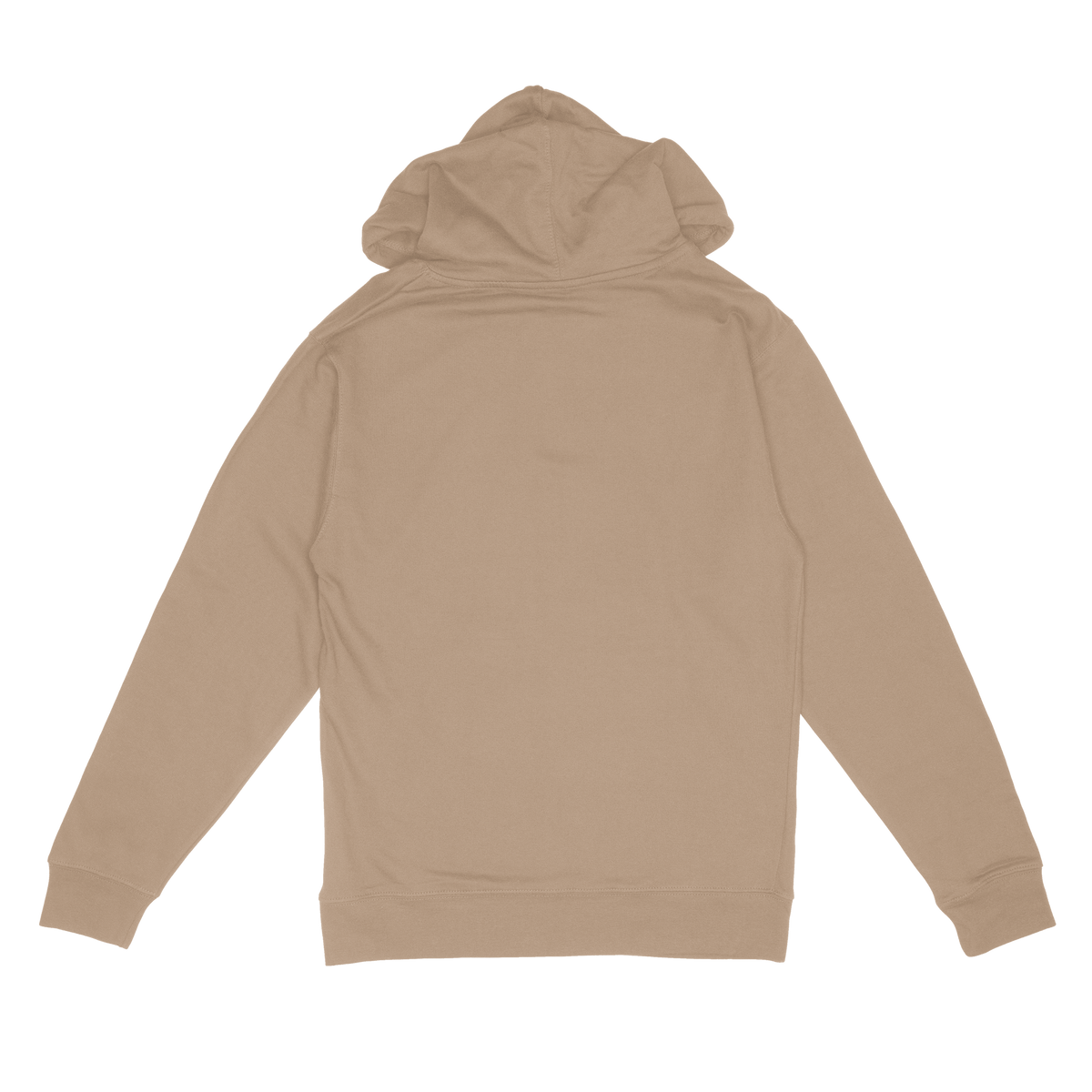 Independent Trading Co. SS4500 - Midweight Hooded Sweatshirt - Sandstone Back