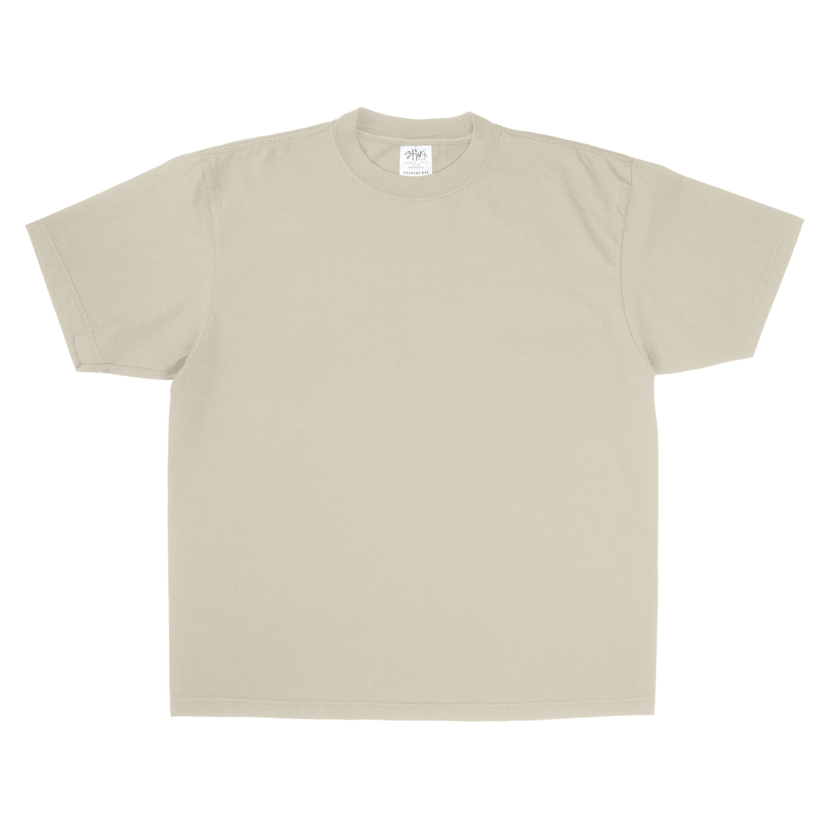 Shaka Wear SHGD - Unisex Max Heavyweight Garment-Dyed T-Shirt - Cream