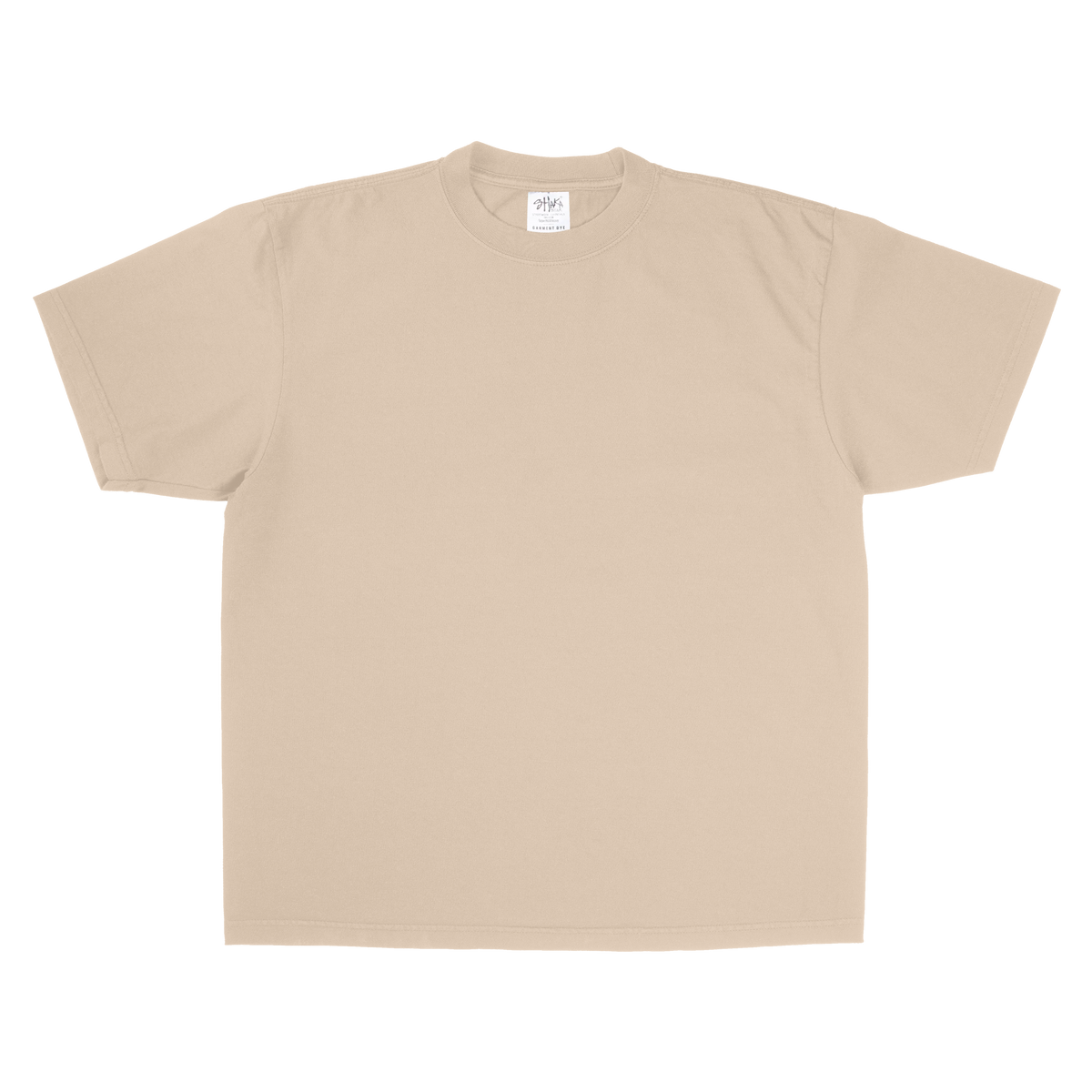Shaka Wear SHGD - Unisex Max Heavyweight Garment-Dyed T-Shirt - Oatmeal