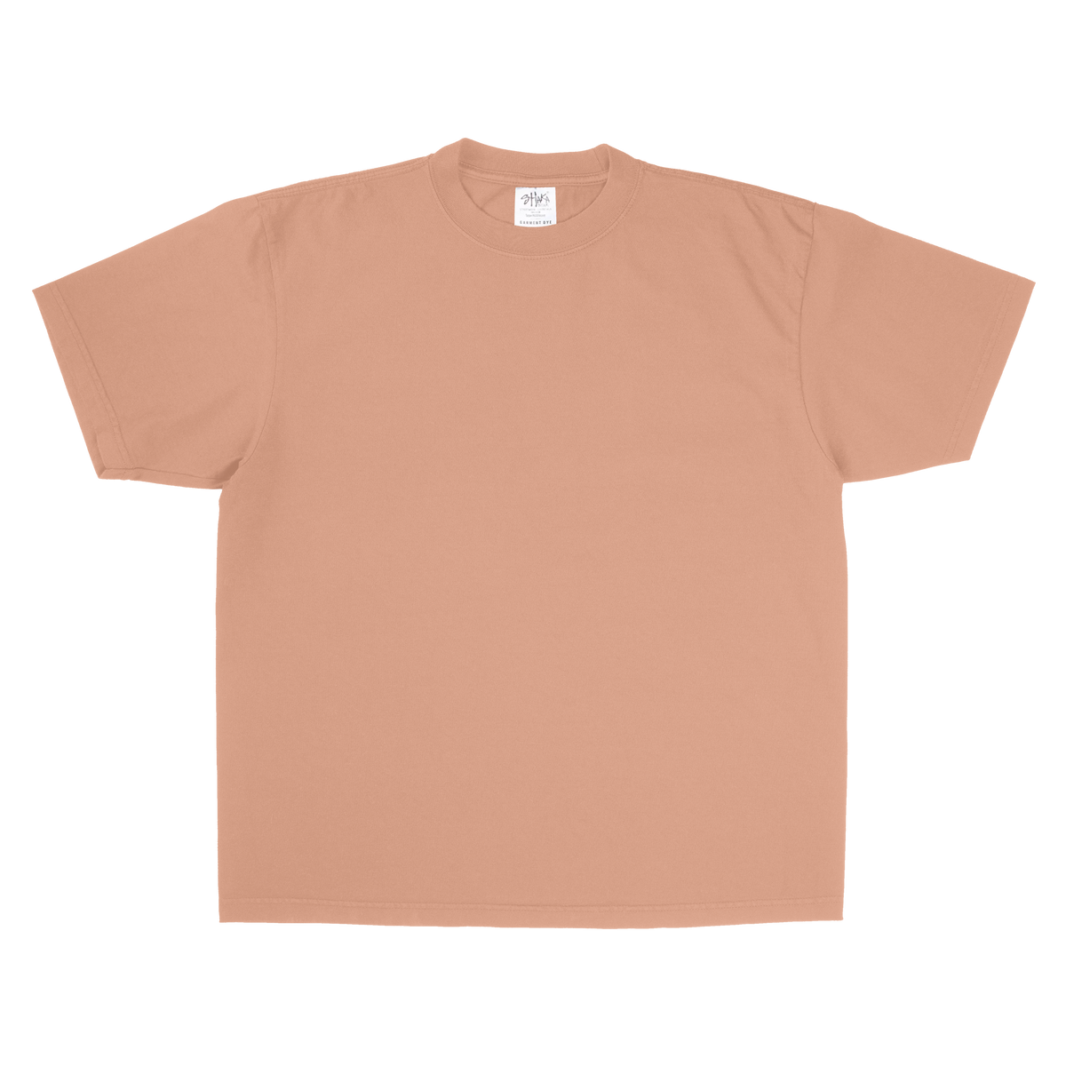 Shaka Wear SHGD - Unisex Max Heavyweight Garment-Dyed T-Shirt - Peach