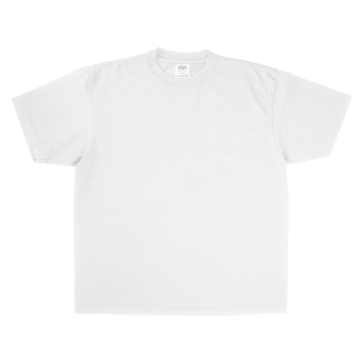Shaka Wear SHGD - Unisex Max Heavyweight Garment-Dyed T-Shirt - White